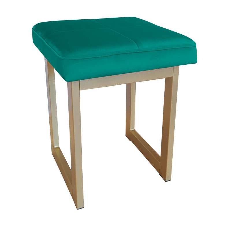 TABORET SOLID 45cm STOŁEK LOFT podstawa złota MG20