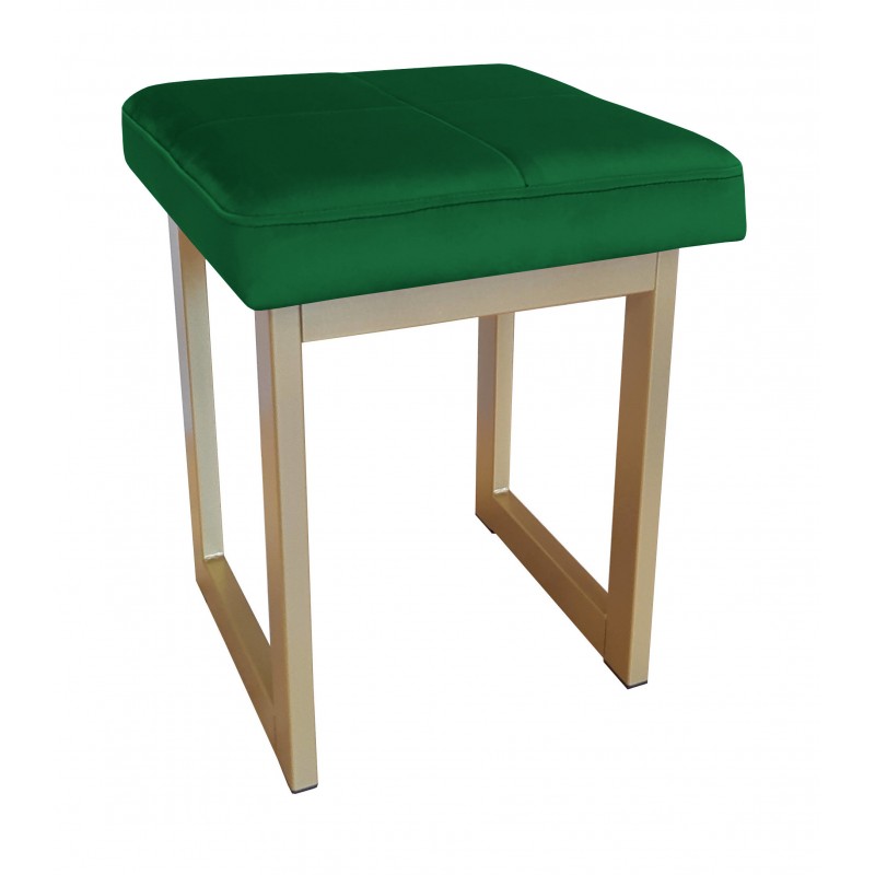 TABORET SOLID 45cm STOŁEK LOFT podstawa złota MG25