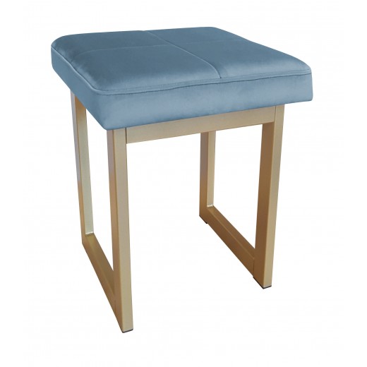 TABORET SOLID 45cm STOŁEK LOFT podstawa złota MG33