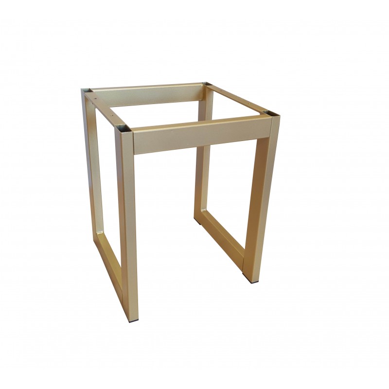 TABORET SOLID 45cm STOŁEK LOFT podstawa złota MG50