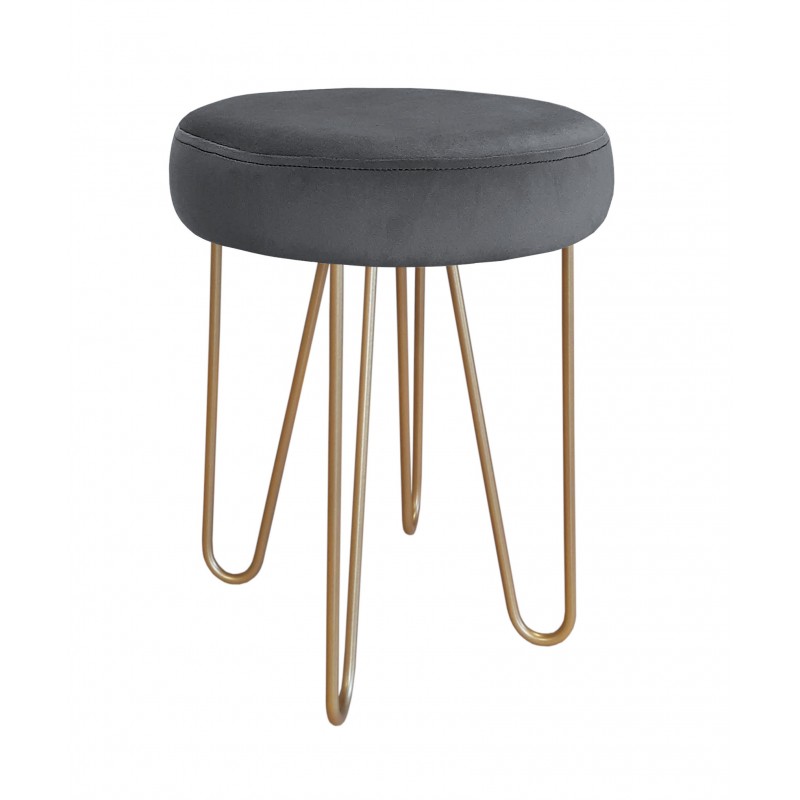 Taboret Venus HAIRPIN noga złota BL14