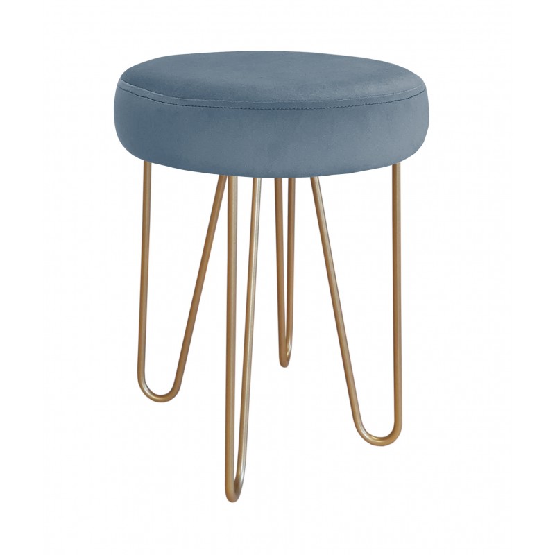 Taboret Venus HAIRPIN noga złota BL06