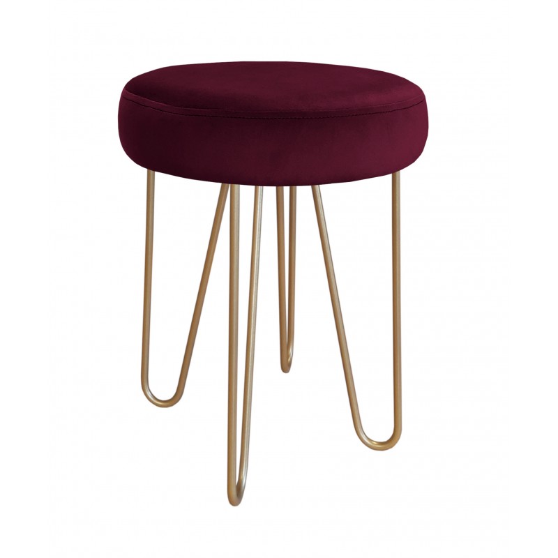 Taboret Venus HAIRPIN noga złota MG02