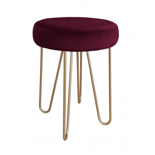 Taboret Venus HAIRPIN noga złota MG02