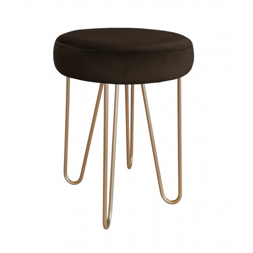 Taboret Venus HAIRPIN noga złota MG05