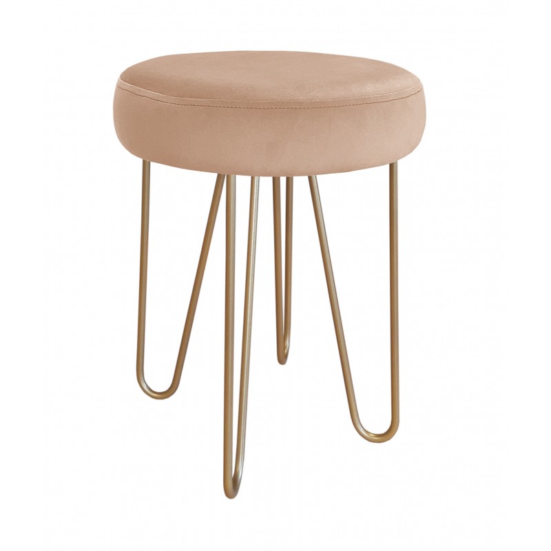 Taboret Venus HAIRPIN noga złota MG06