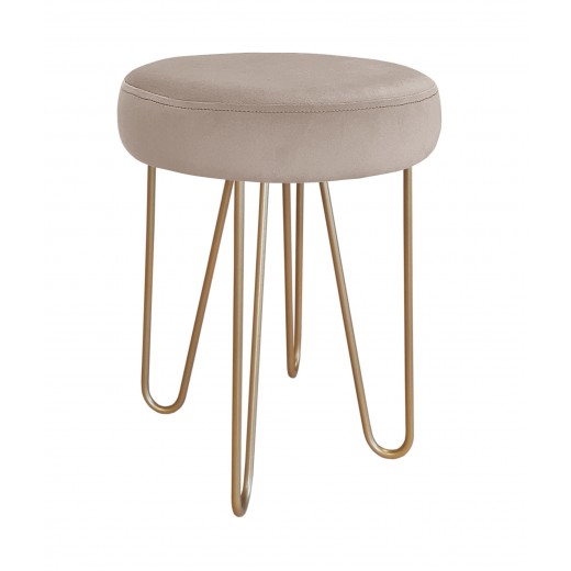 Taboret Venus HAIRPIN noga złota MG09