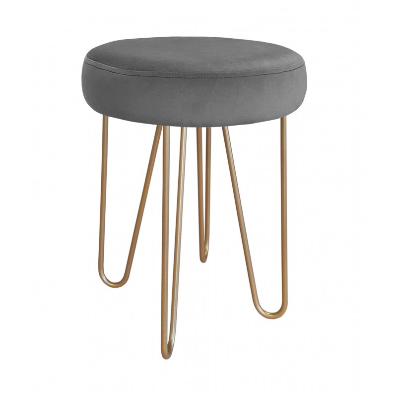Taboret Venus HAIRPIN noga złota MG17