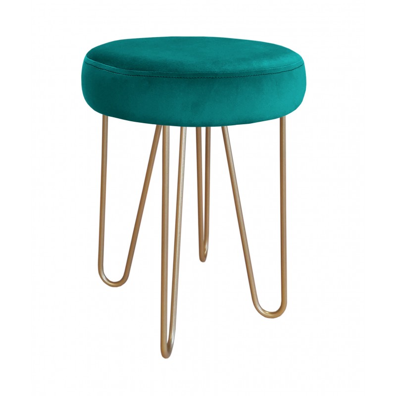 Taboret Venus HAIRPIN noga złota MG20