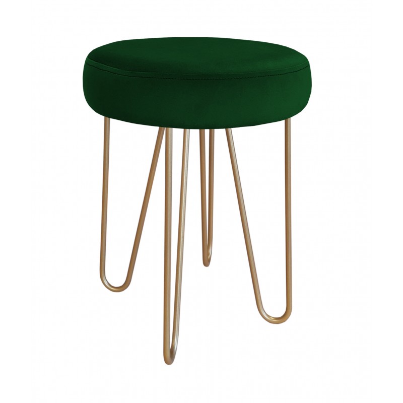 Taboret Venus HAIRPIN noga złota MG25
