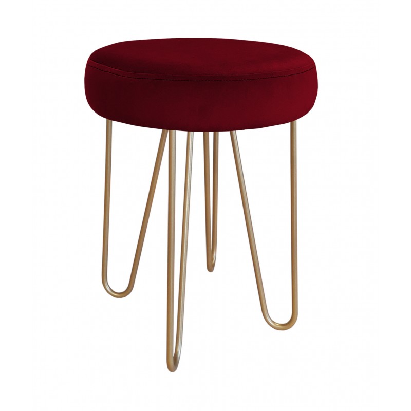 Taboret Venus HAIRPIN noga złota MG31
