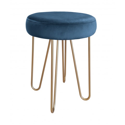 Taboret Venus HAIRPIN noga złota MG33