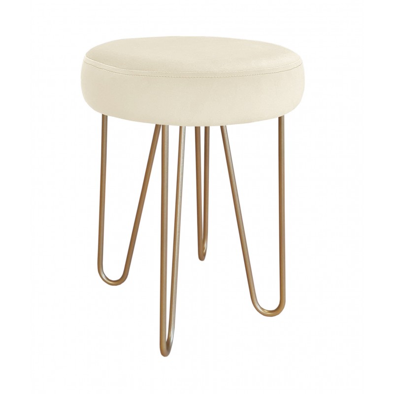 Taboret Venus HAIRPIN noga złota MG50