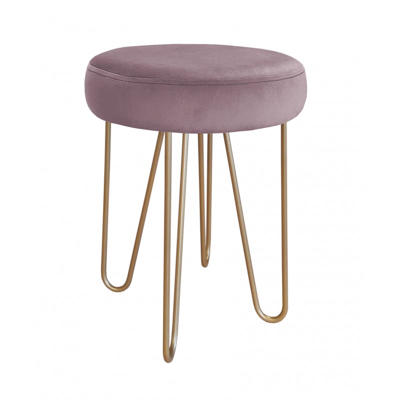 Taboret Venus HAIRPIN noga złota MG55