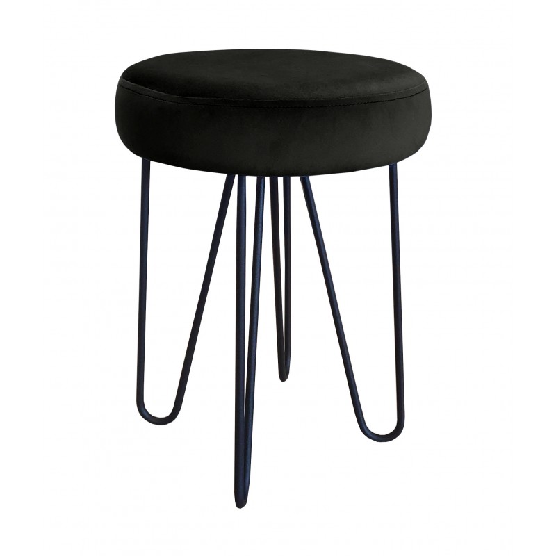 Taboret Venus HAIRPIN noga czarna MG19