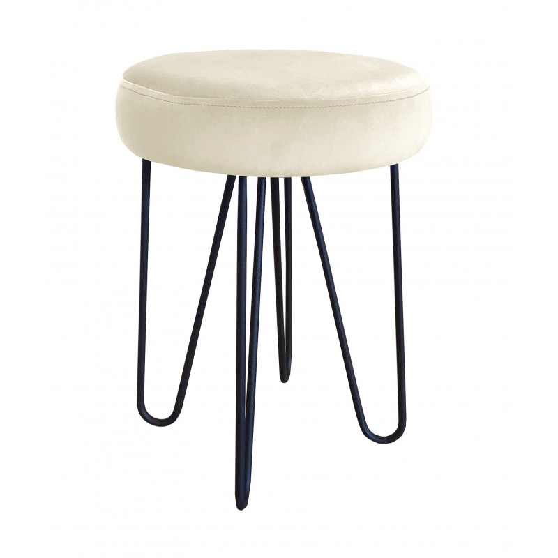 Taboret Venus HAIRPIN noga czarna MG50