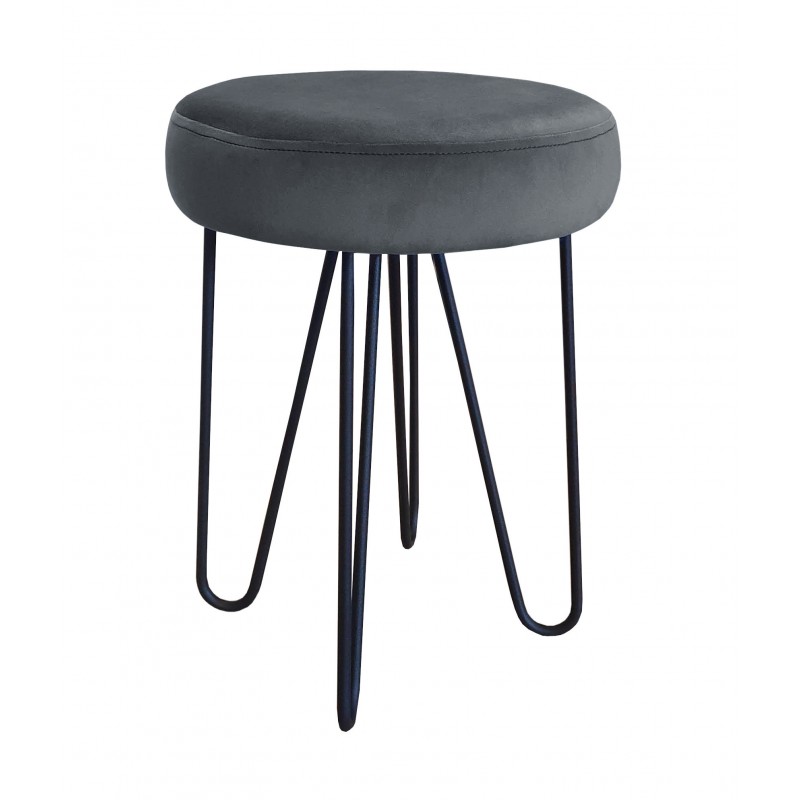 Taboret Venus HAIRPIN noga czarna BL14