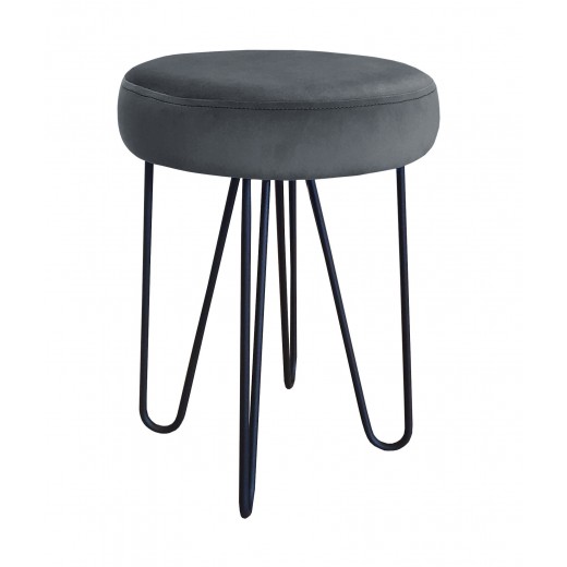 Taboret Venus HAIRPIN noga czarna BL14