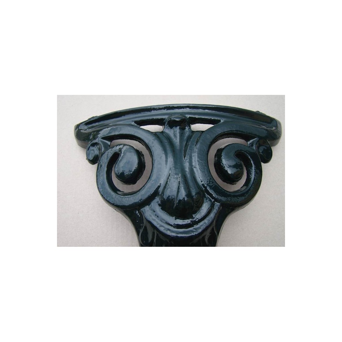  Zestaw mebli ogrodowych żeliwnych czarny stół 56