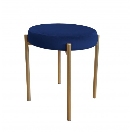 TABORET DIOR STOŁEK LOFT metal podstawa złota MG16