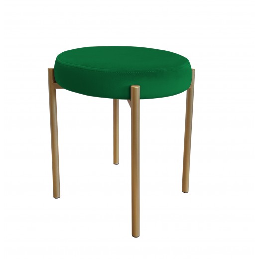 TABORET DIOR STOŁEK LOFT metal podstawa złota MG25