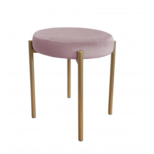 TABORET DIOR STOŁEK LOFT metal podstawa złota MG55