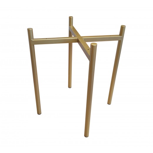 TABORET DIOR STOŁEK LOFT metal podstawa złota MG55