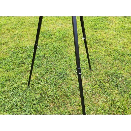 Trójnóg żeliwny ogrodowy przenośny do grilla + patelnia 40cm