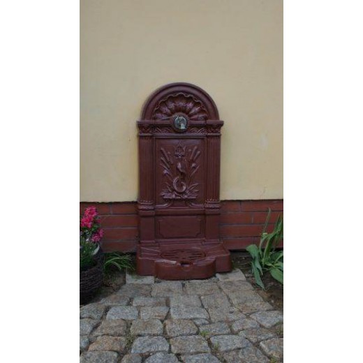 Obudowa kranu ogrodowego żeliwna stojąca BEZ kranu STAL ANTYCZNA