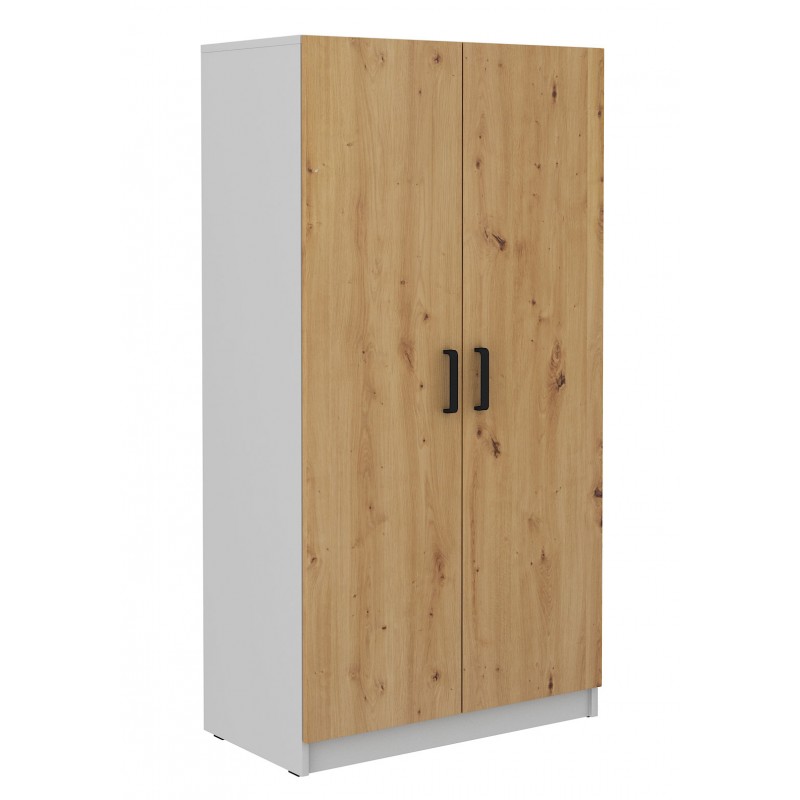 Szafa Malta 107 2F dąb artisan-szara 80cm