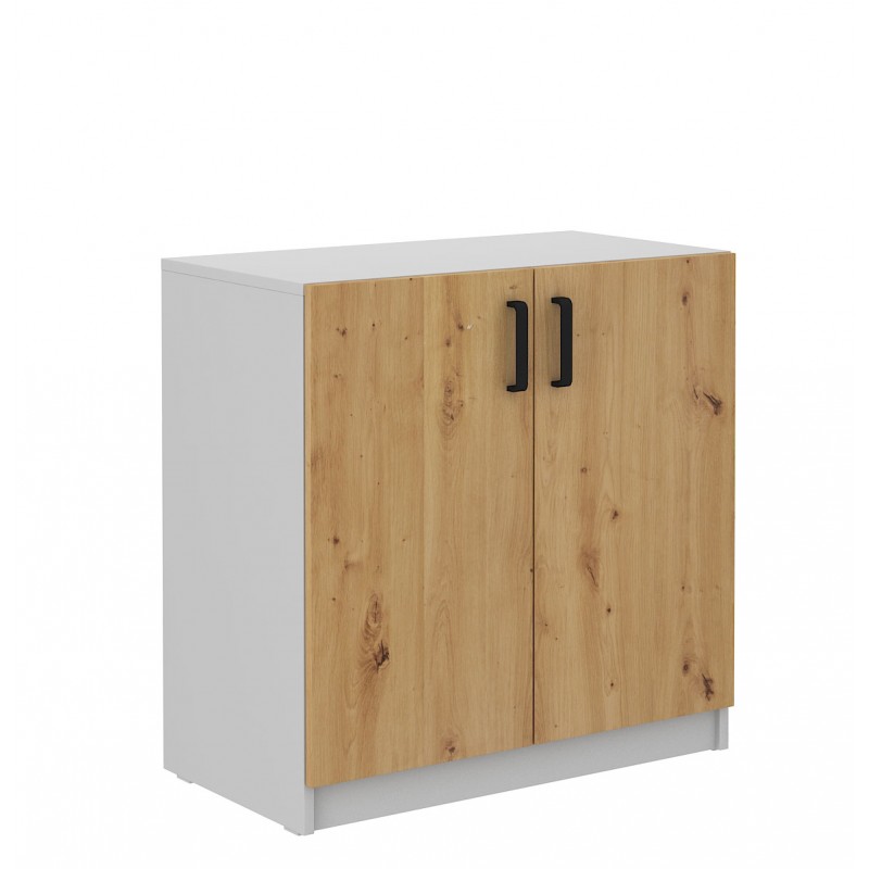 Szafka dolna Malta 102 2F dąb artisan-szara