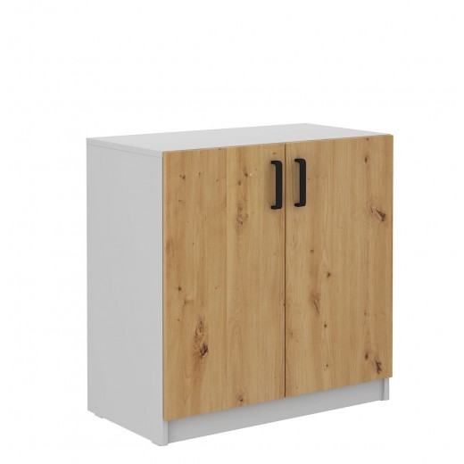 Szafka dolna Malta 102 2F dąb artisan-szara