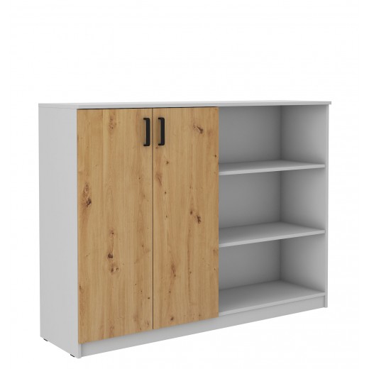 Komoda Malta 850 2F dąb artisan-szara 160cm