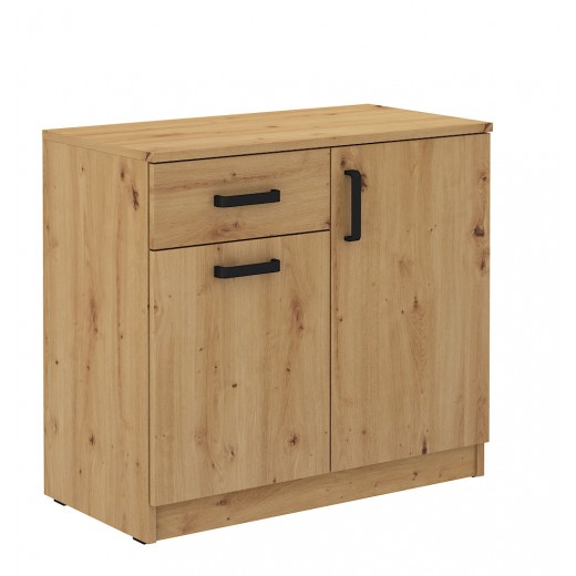 Komoda Malta 820 2F1S Dąb Artisan 80cm