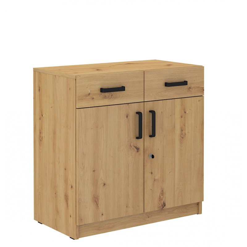 Szafka stojąca dolna Malta 105 2F 2S Dąb Artisan