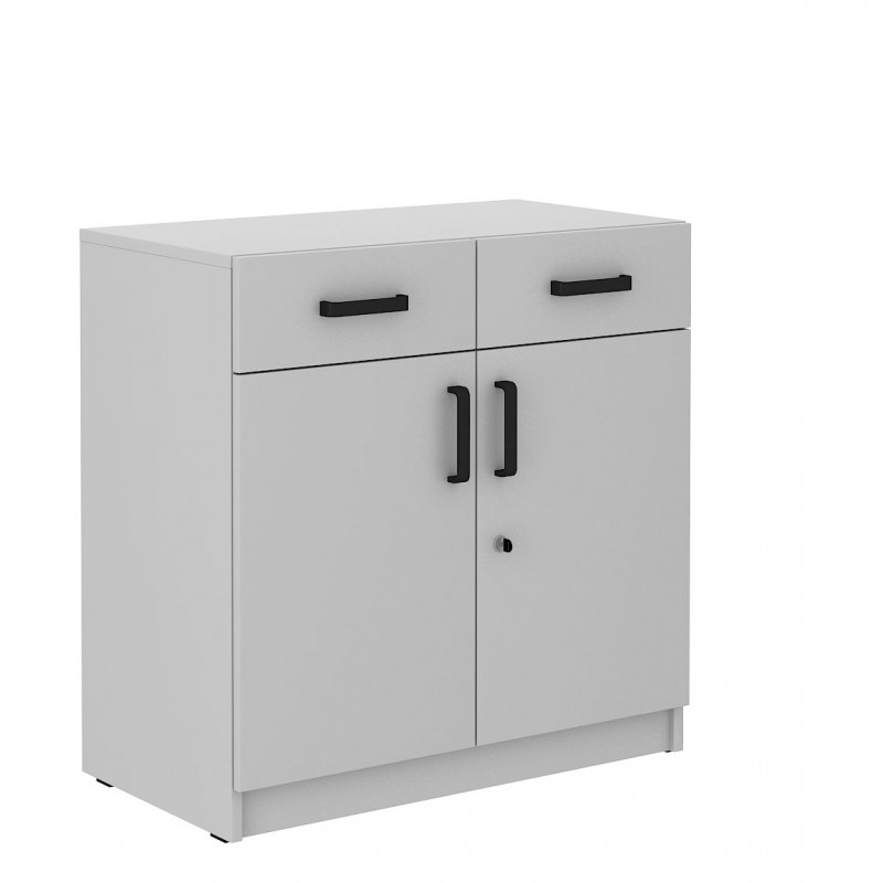 Szafka stojąca dolna Malta 105 2F 2S szara