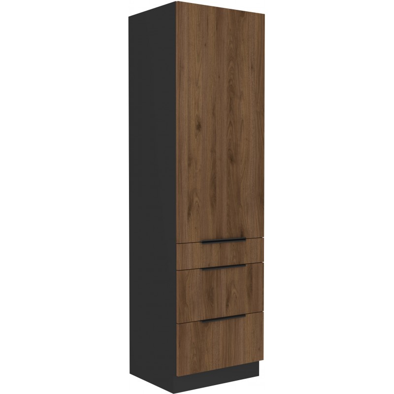 Szafka kuchenna dolna 60 cm słupek MONZA 60DKS 210 3S 1F