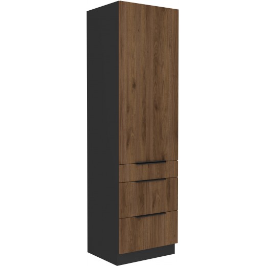 Szafka kuchenna dolna 60 cm słupek MONZA 60DKS 210 3S 1F