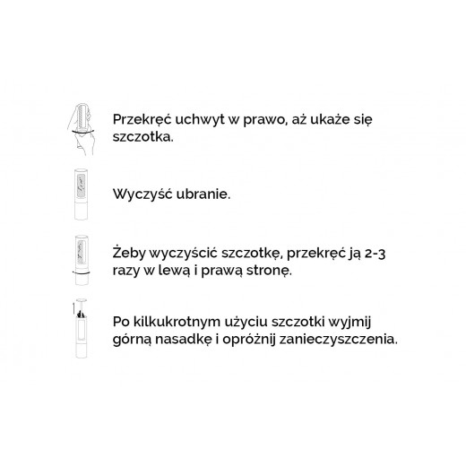 Rolka do czyszczenia ubrań sierści Steamaster