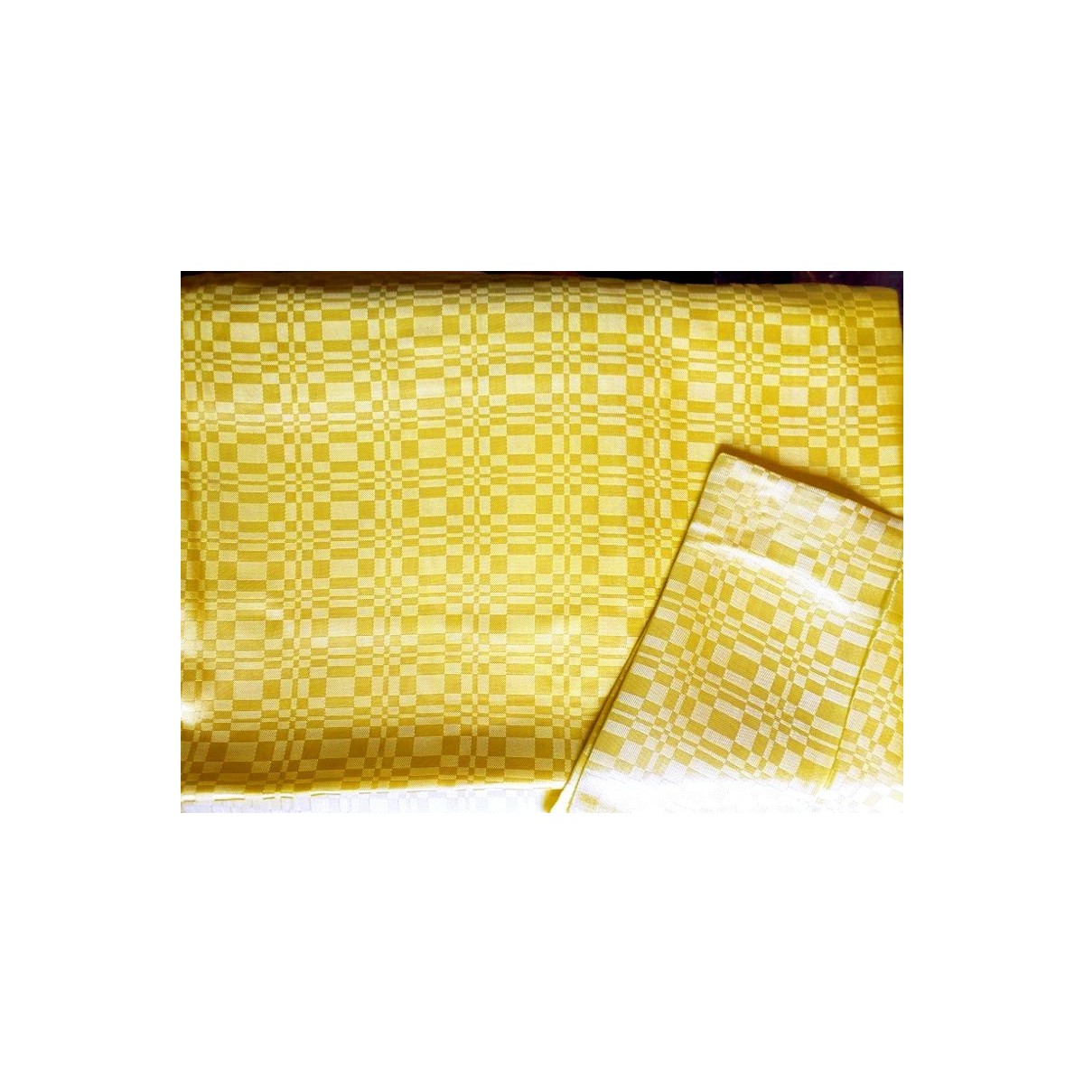  Pościel luksusowa atłasowa jedwabna żółta 160x200 polska lux 6 części