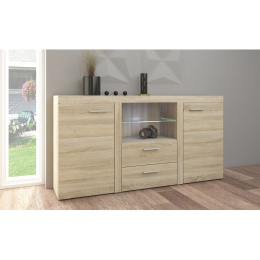 Komoda Rumba 2F2S SO20 dąb sonoma 40x157cm