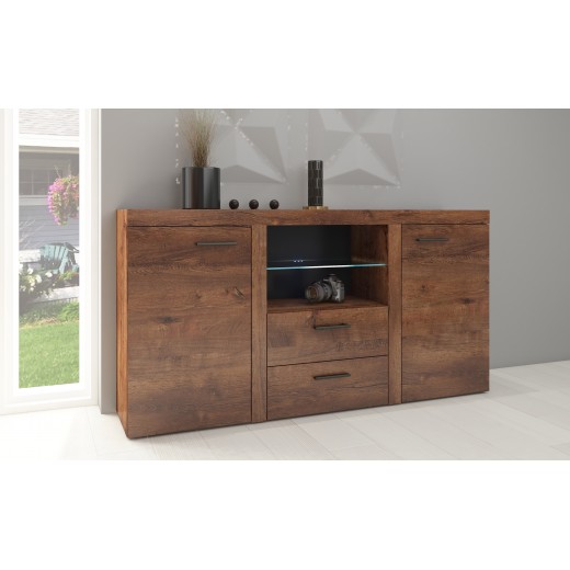 Komoda Rumba 2F2S DL20 dąb lefkas 40x157cm
