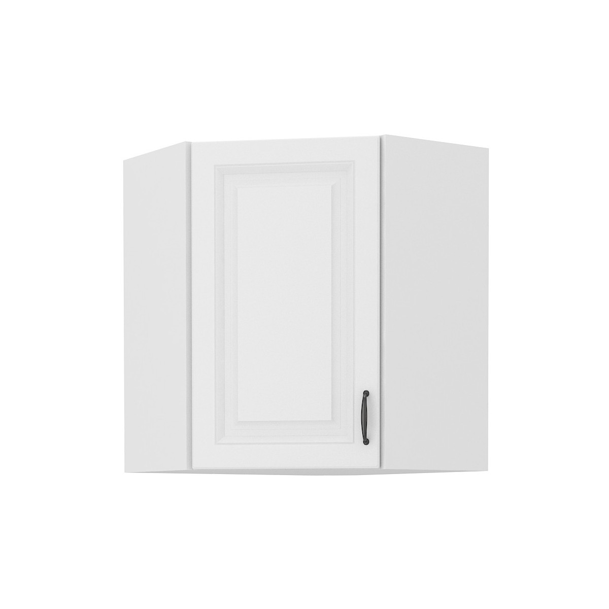 Szafka kuchenna górna narożna STILO 60x60 GN 72 1F WHWH biała MAT