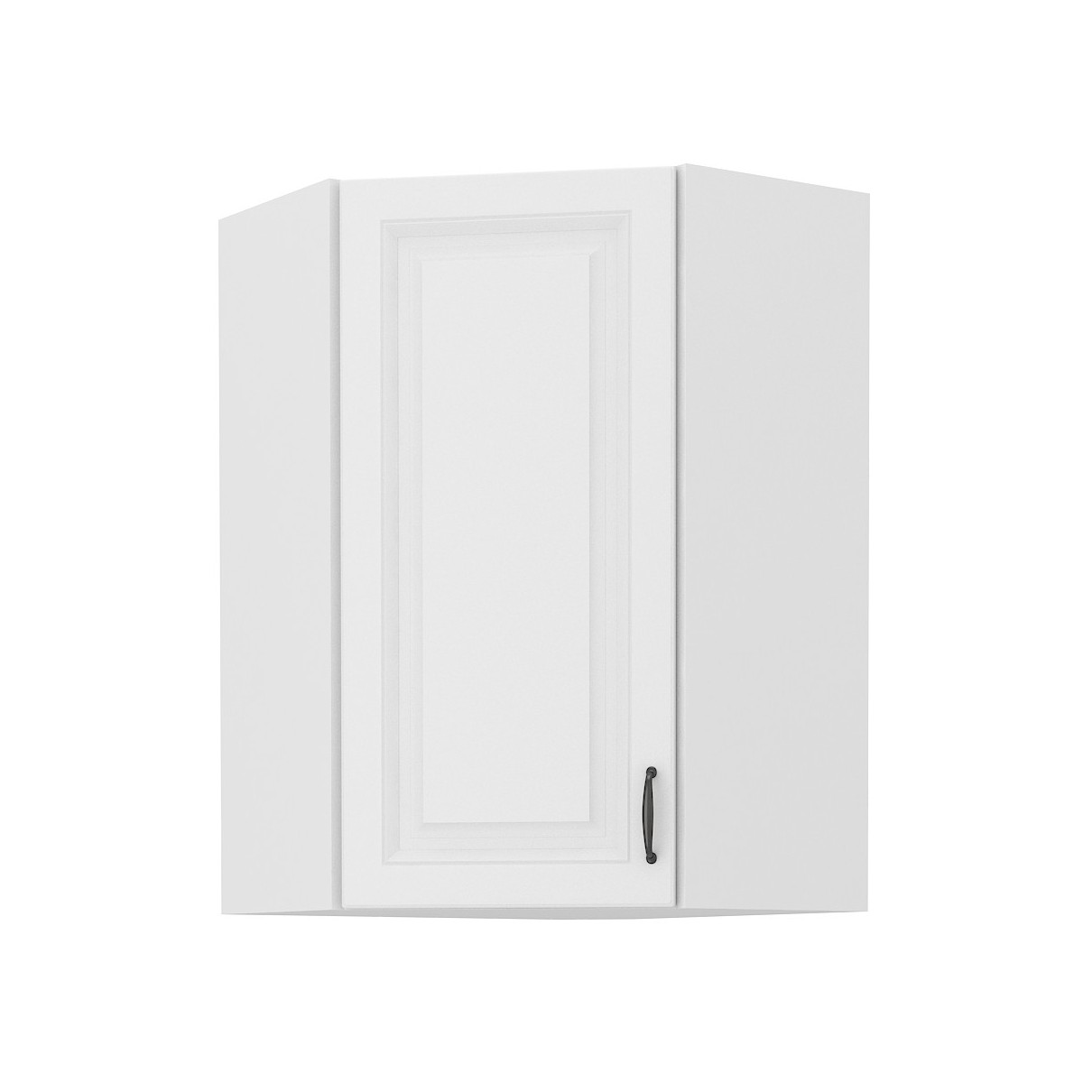 Szafka kuchenna górna narożna STILO 60x60 GN 90 1F WHWH biała MAT