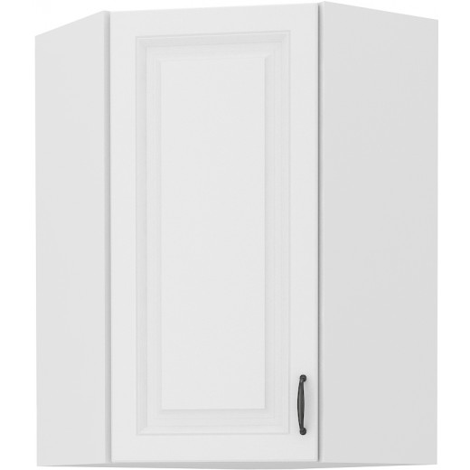 Szafka kuchenna górna narożna STILO 60x60 GN 90 1F WHWH biała MAT