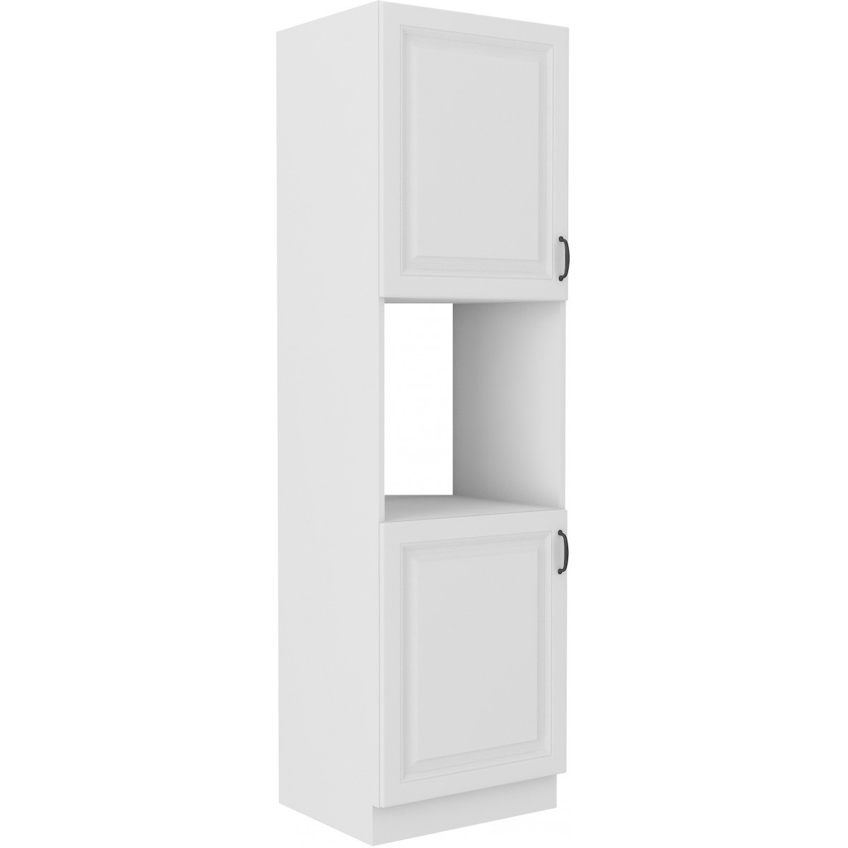 Szafka kuchenna dolna na piekarnik 60 cm słupek STILO 60DP 210 2F WHWH biała MAT