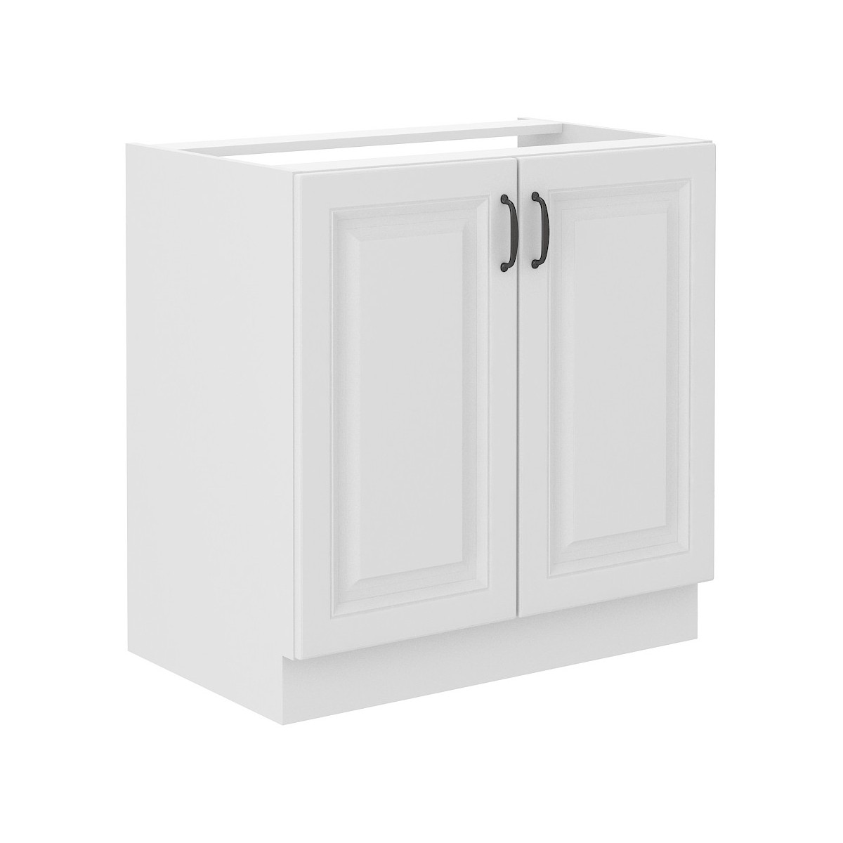 Szafka kuchenna pod zlew 80 cm biała STILO 80ZL 2F BB WHWH