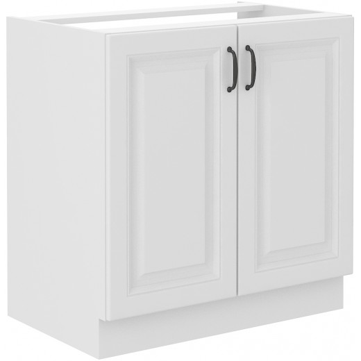 Szafka kuchenna pod zlew 80 cm biała STILO 80ZL 2F BB WHWH