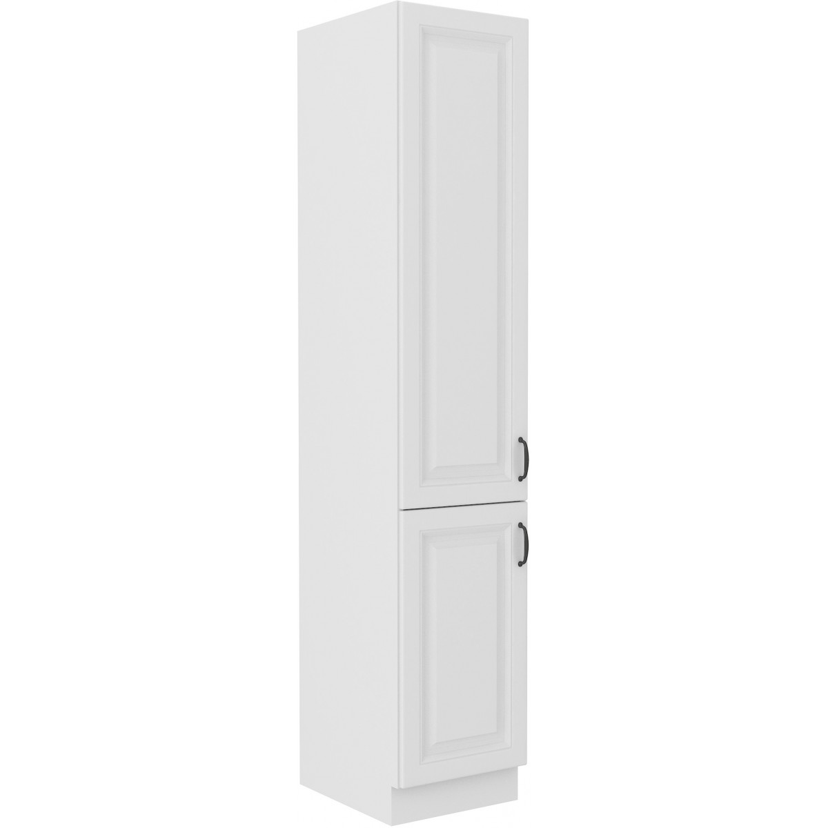 Szafka kuchenna dolna 40 cm słupek STILO 40DK 210 2F WHWH biała MAT
