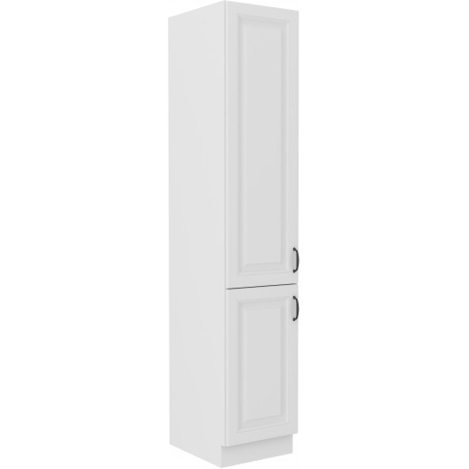 Szafka kuchenna dolna 40 cm słupek STILO 40DK 210 2F WHWH biała MAT